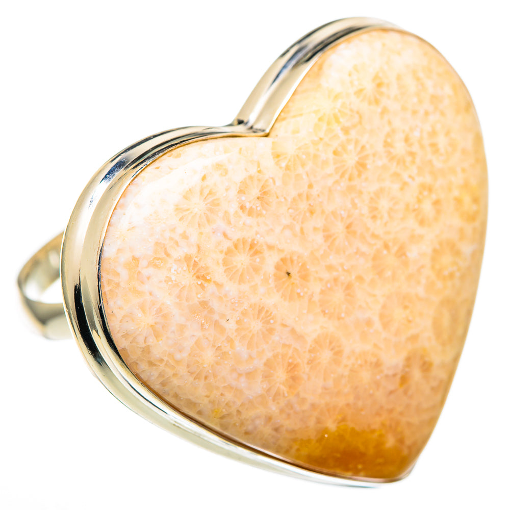Scolecite Rings handcrafted by Ana Silver Co - RING100164