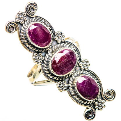 Ruby Rings handcrafted by Ana Silver Co - RING100165 - Photo 2
