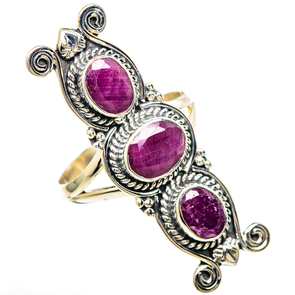 Ruby Rings handcrafted by Ana Silver Co - RING100166