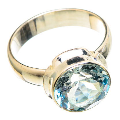 Blue Topaz Rings handcrafted by Ana Silver Co - RING100174