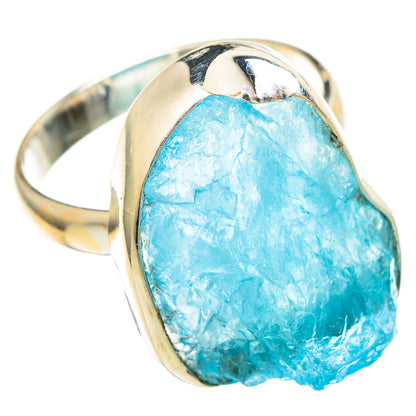 Blue Fluorite Rings handcrafted by Ana Silver Co - RING100176 - Photo 2