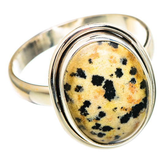 Dalmatian Jasper Rings handcrafted by Ana Silver Co - RING100180
