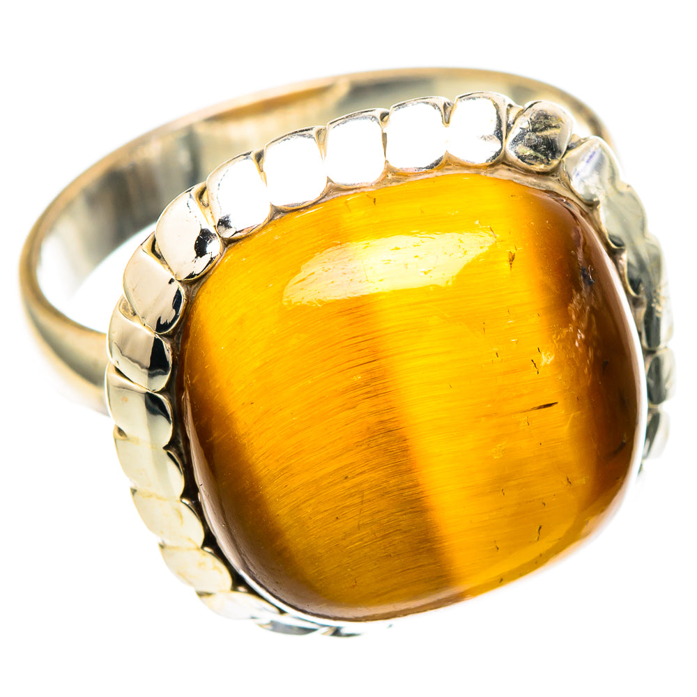 Tiger Eye Rings handcrafted by Ana Silver Co - RING100181