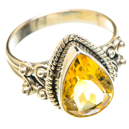 Citrine Rings handcrafted by Ana Silver Co - RING100183