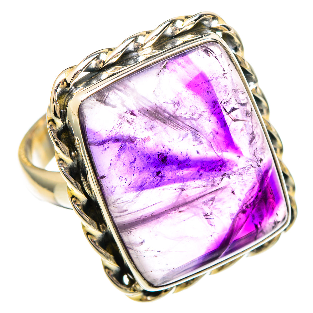 Star Amethyst Rings handcrafted by Ana Silver Co - RING100191