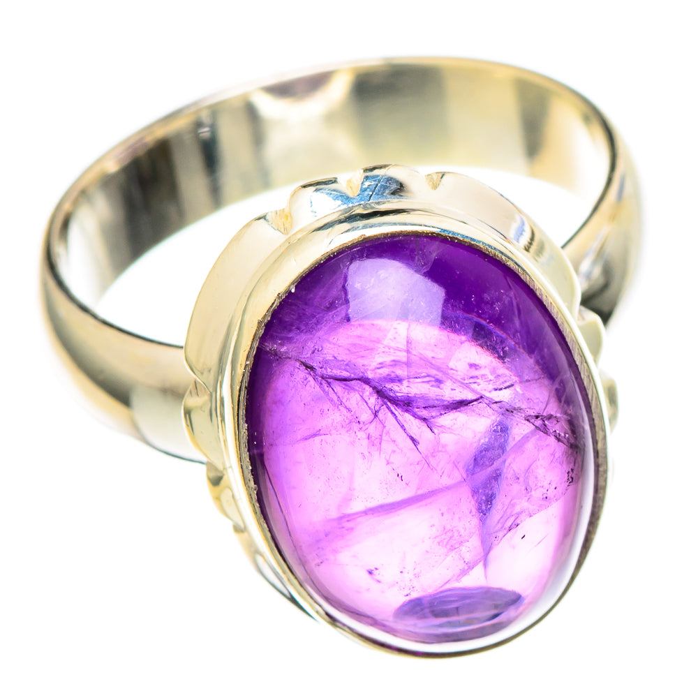 Amethyst Rings handcrafted by Ana Silver Co - RING100198 - Photo 2