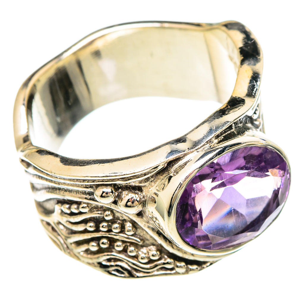 Amethyst Rings handcrafted by Ana Silver Co - RING100199 - Photo 2
