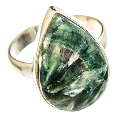 Seraphinite Rings handcrafted by Ana Silver Co - RING100210