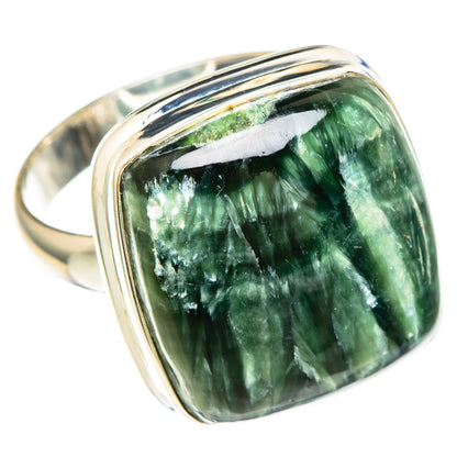 Seraphinite Rings handcrafted by Ana Silver Co - RING100211
