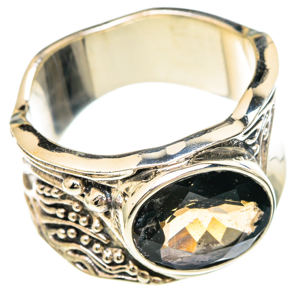 Smoky Quartz Rings handcrafted by Ana Silver Co - RING100214