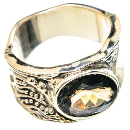 Smoky Quartz Rings handcrafted by Ana Silver Co - RING100214