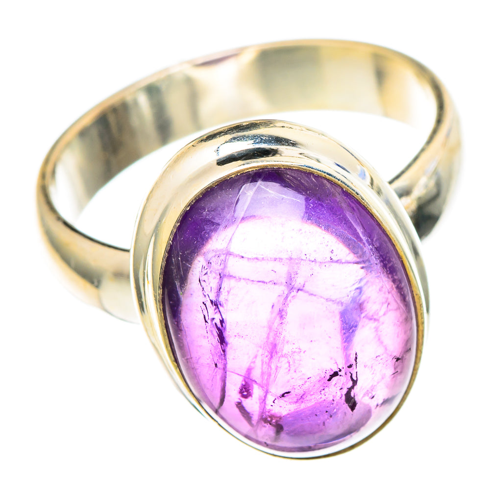 Amethyst Rings handcrafted by Ana Silver Co - RING100221 - Photo 2