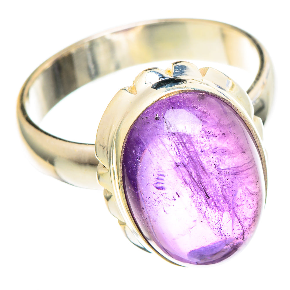 Amethyst Rings handcrafted by Ana Silver Co - RING100229 - Photo 2
