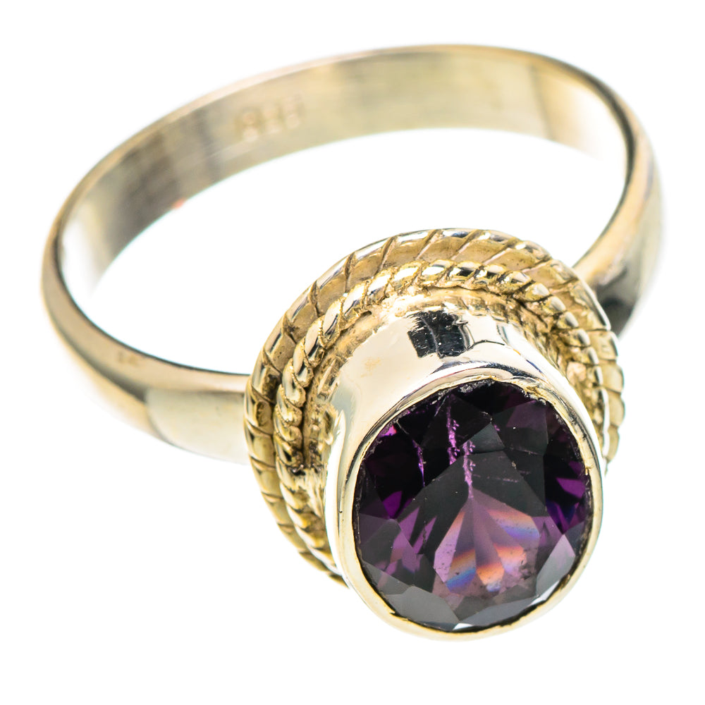 Purple Spinel Rings handcrafted by Ana Silver Co - RING100257 - Photo 2