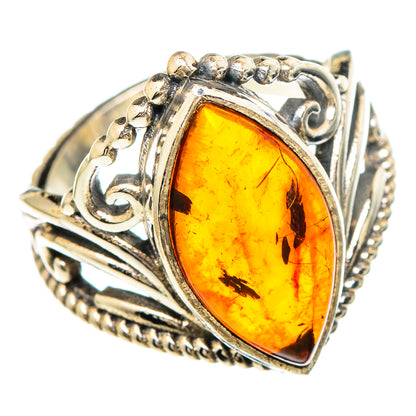 Baltic Amber Rings handcrafted by Ana Silver Co - RING100269