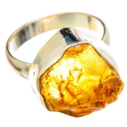 Citrine Rings handcrafted by Ana Silver Co - RING100279 - Photo 2