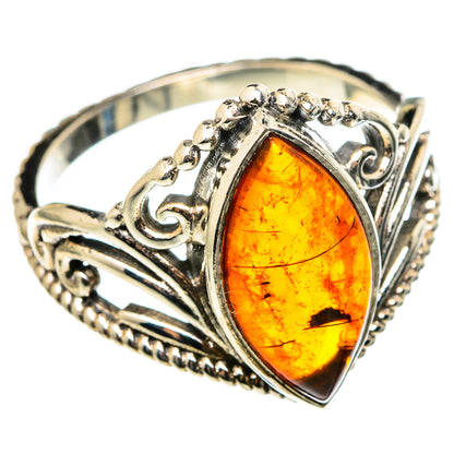 Baltic Amber Rings handcrafted by Ana Silver Co - RING100285