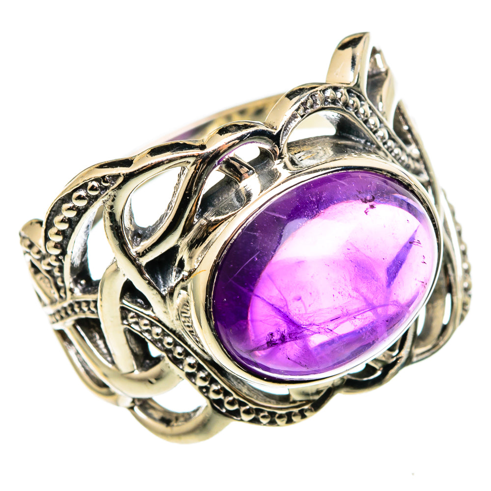 Amethyst Rings handcrafted by Ana Silver Co - RING100307