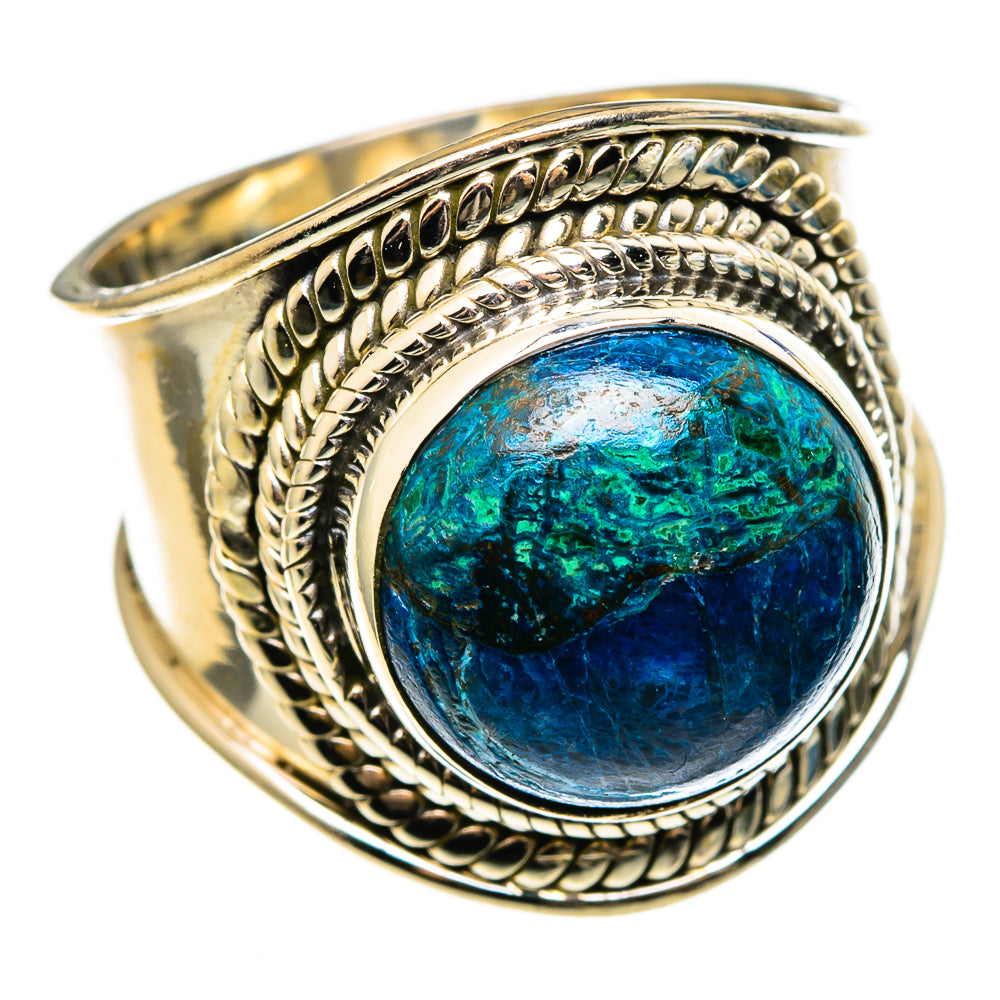 Azurite Rings handcrafted by Ana Silver Co - RING100313