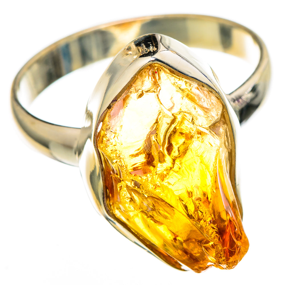 Citrine Rings handcrafted by Ana Silver Co - RING100327 - Photo 2