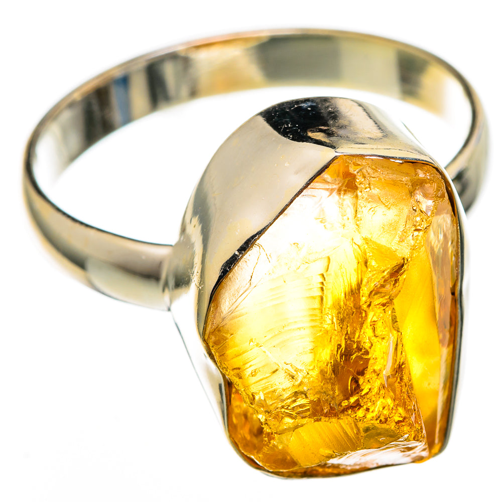 Citrine Rings handcrafted by Ana Silver Co - RING100329 - Photo 2