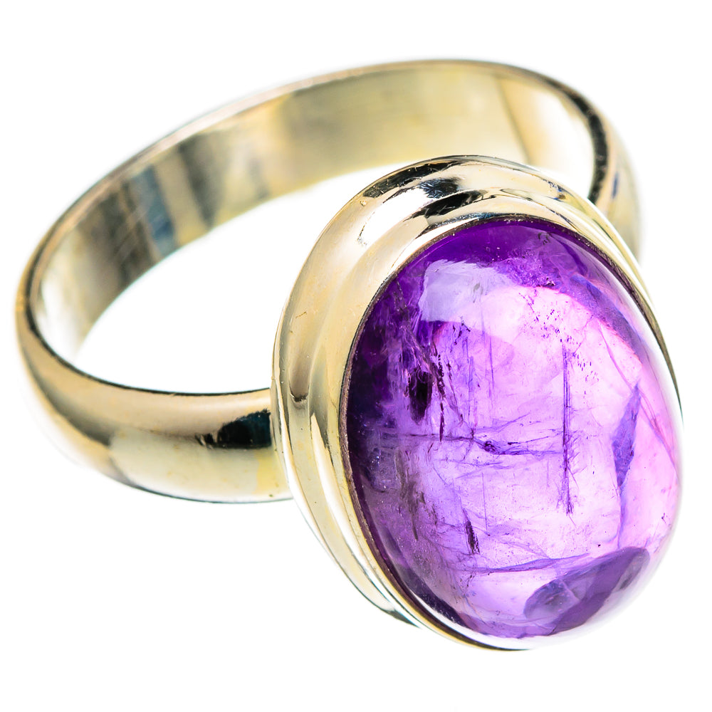 Amethyst Rings handcrafted by Ana Silver Co - RING100333 - Photo 2