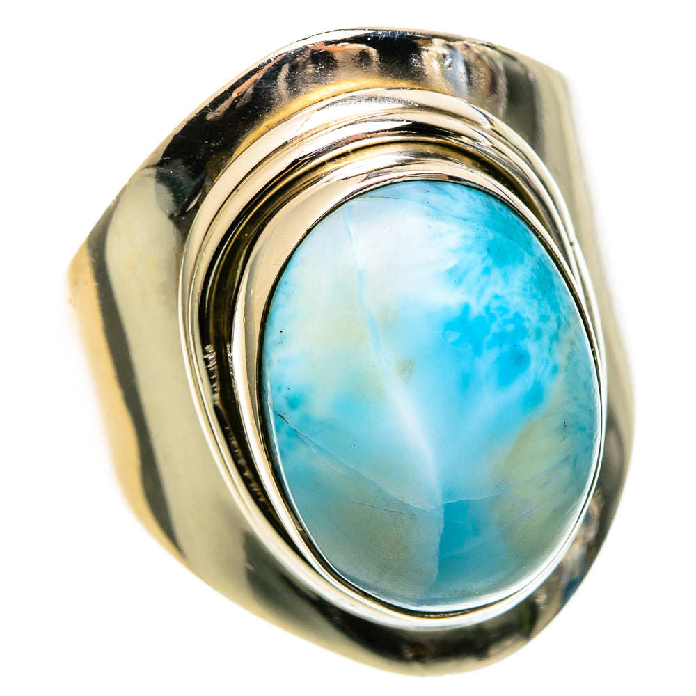 Larimar Rings handcrafted by Ana Silver Co - RING100336