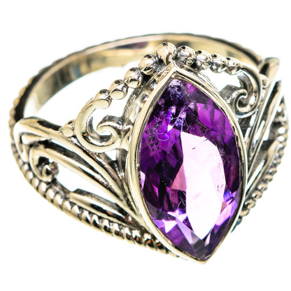 Amethyst Rings handcrafted by Ana Silver Co - RING100361