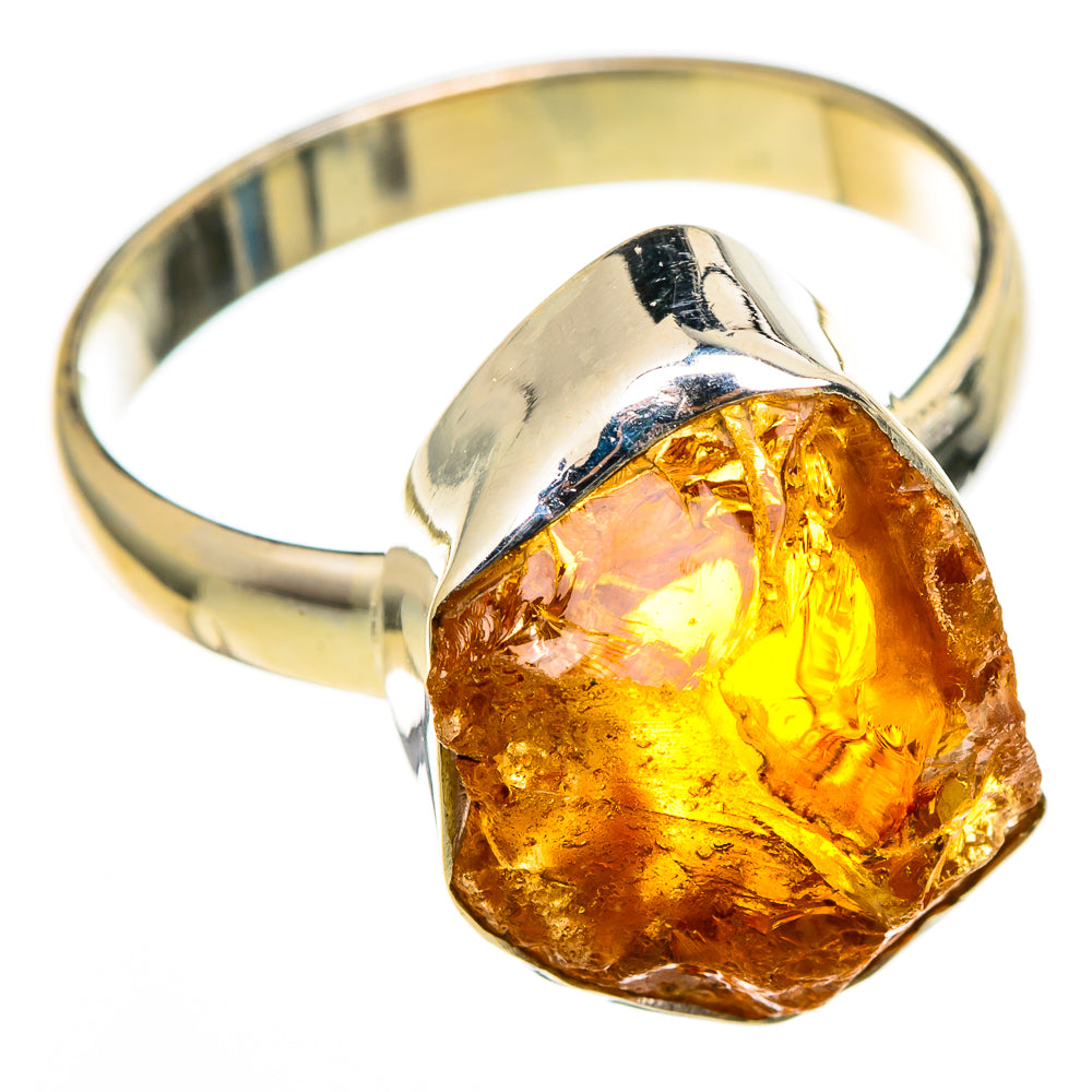 Citrine Rings handcrafted by Ana Silver Co - RING100373 - Photo 2