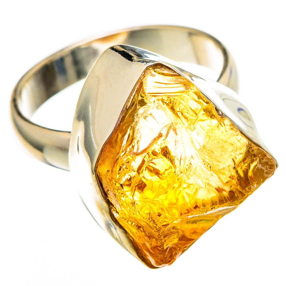 Citrine Rings handcrafted by Ana Silver Co - RING100375 - Photo 2