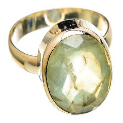 Prehnite Rings handcrafted by Ana Silver Co - RING100384
