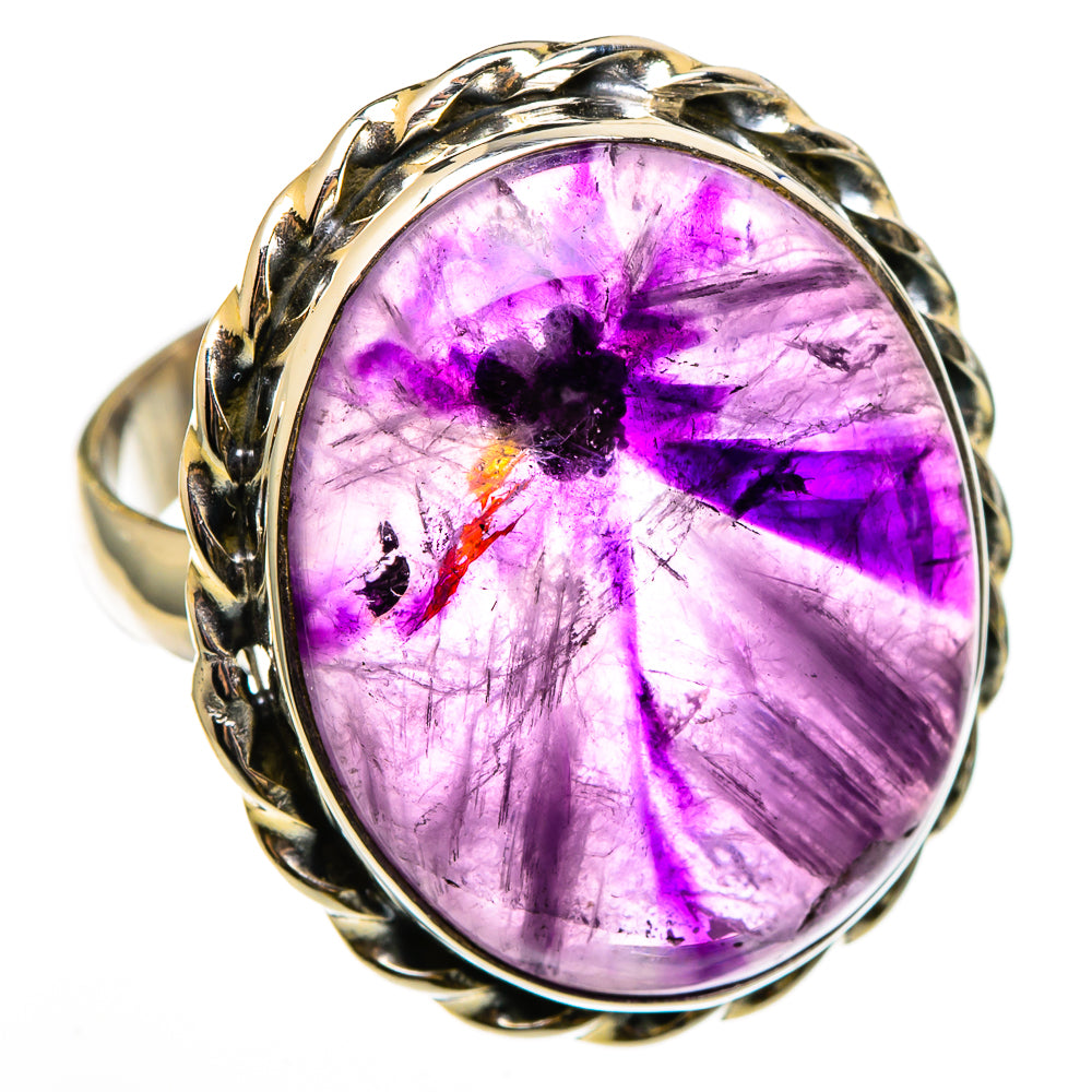 Star Amethyst Rings handcrafted by Ana Silver Co - RING100389