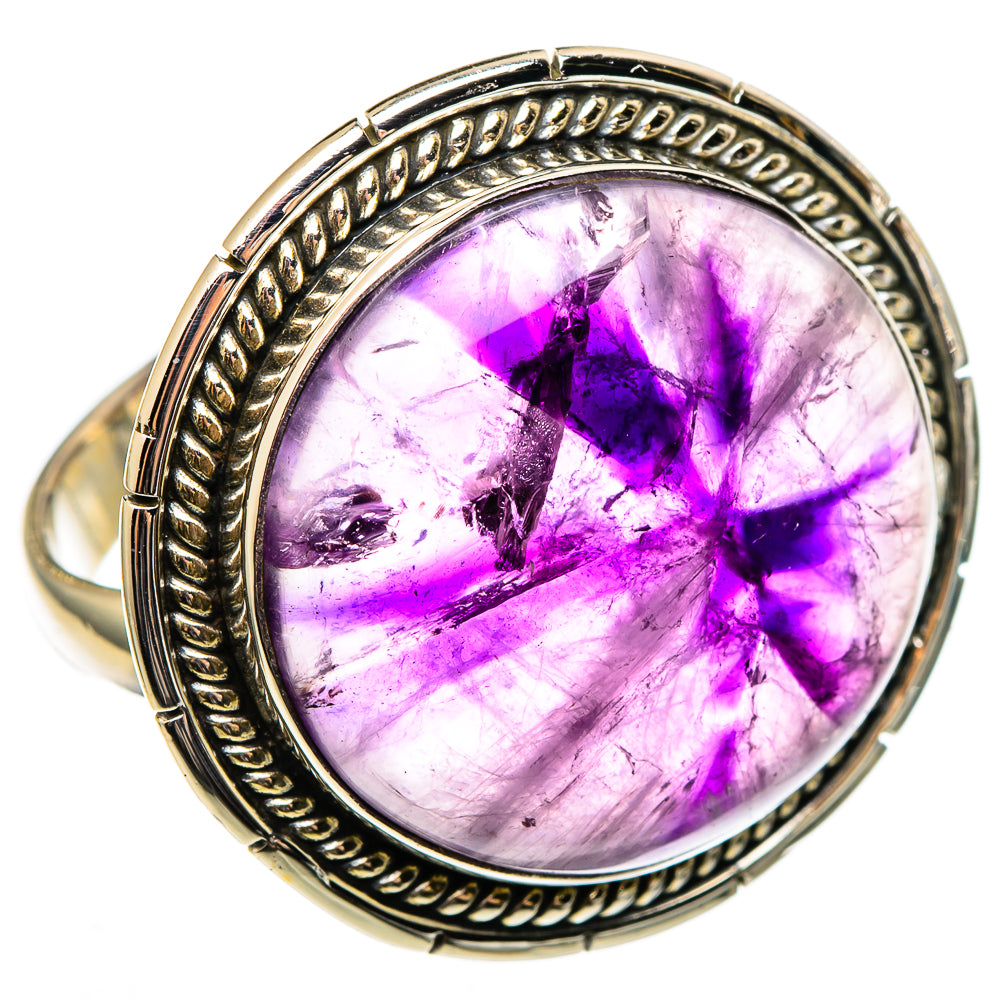 Star Amethyst Rings handcrafted by Ana Silver Co - RING100390
