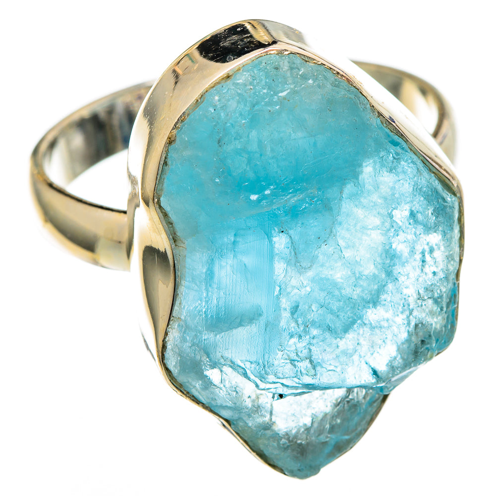 Aquamarine Rings handcrafted by Ana Silver Co - RING100395