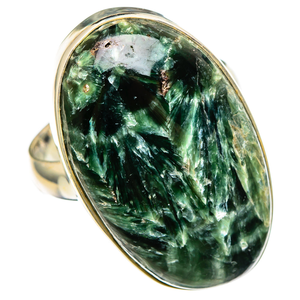 Seraphinite Rings handcrafted by Ana Silver Co - RING100397