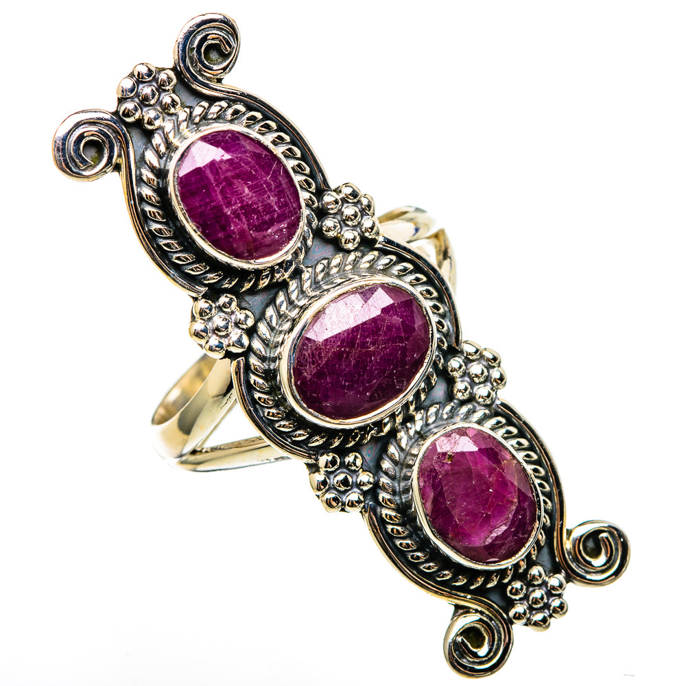 Ruby Rings handcrafted by Ana Silver Co - RING100403