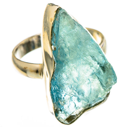 Aquamarine Rings handcrafted by Ana Silver Co - RING100411