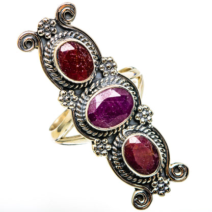 Ruby Rings handcrafted by Ana Silver Co - RING100420