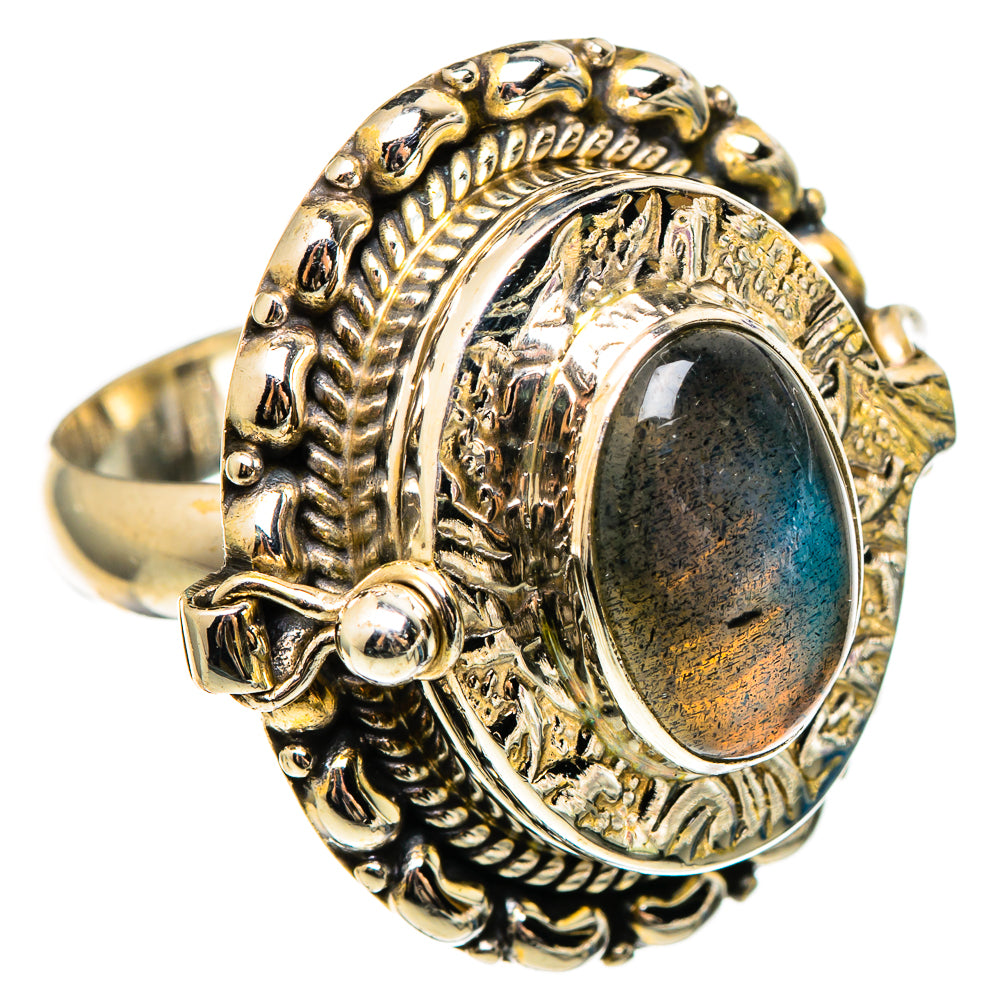 Labradorite Rings handcrafted by Ana Silver Co - RING100424