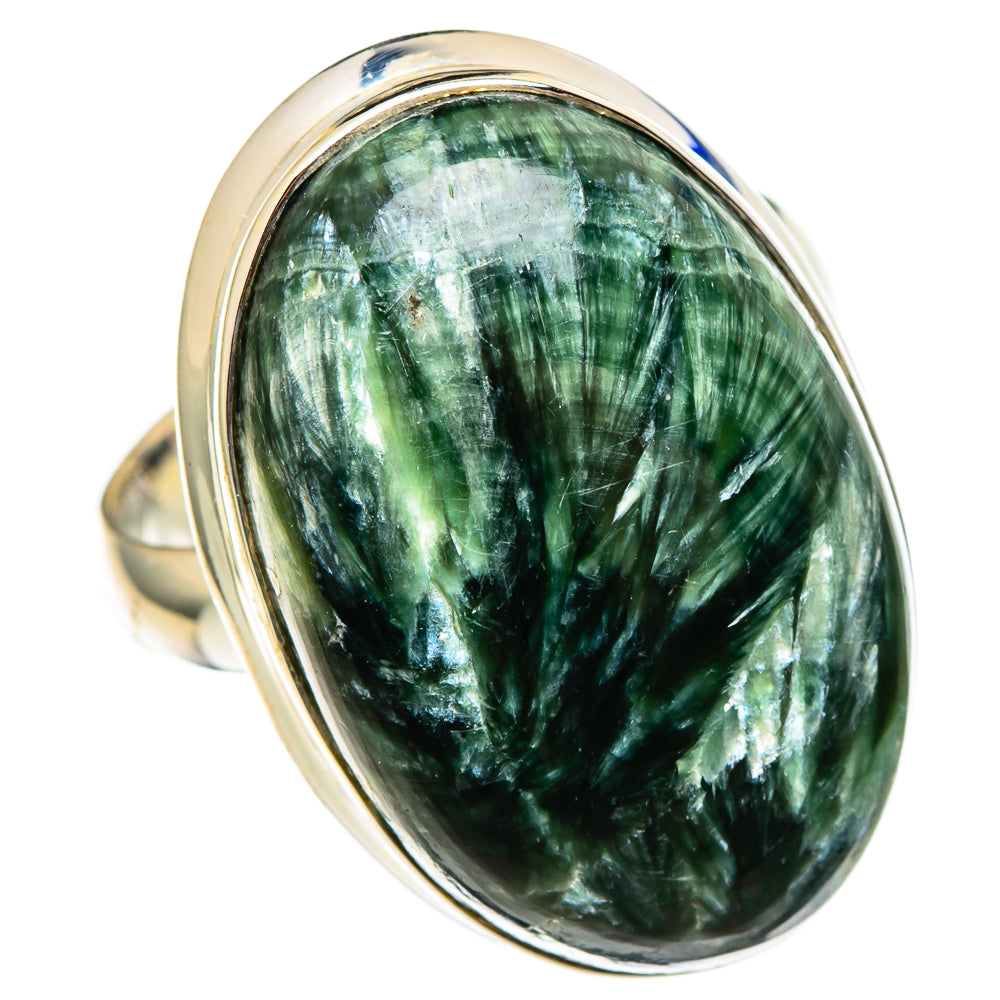 Seraphinite Rings handcrafted by Ana Silver Co - RING100425