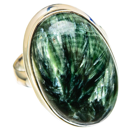 Seraphinite Rings handcrafted by Ana Silver Co - RING100425