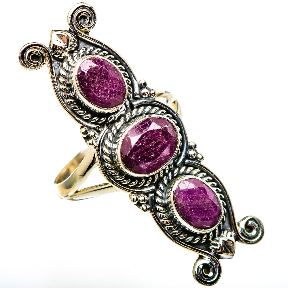 Ruby Rings handcrafted by Ana Silver Co - RING100430