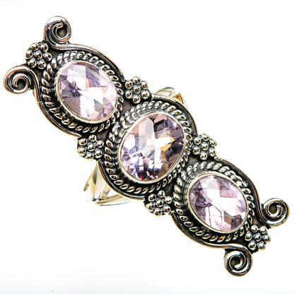 Kunzite Rings handcrafted by Ana Silver Co - RING100433
