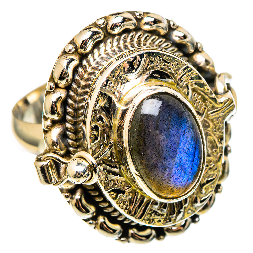 Labradorite Rings handcrafted by Ana Silver Co - RING100435