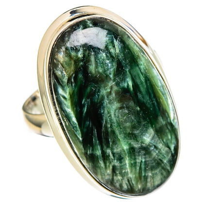 Seraphinite Rings handcrafted by Ana Silver Co - RING100437