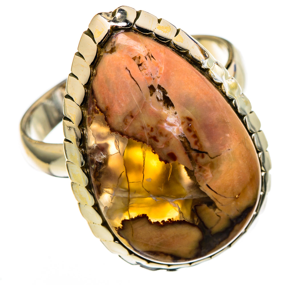 Butterfly Jasper Rings handcrafted by Ana Silver Co - RING100439 - Photo 2