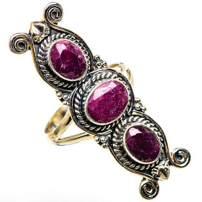 Ruby Rings handcrafted by Ana Silver Co - RING100443