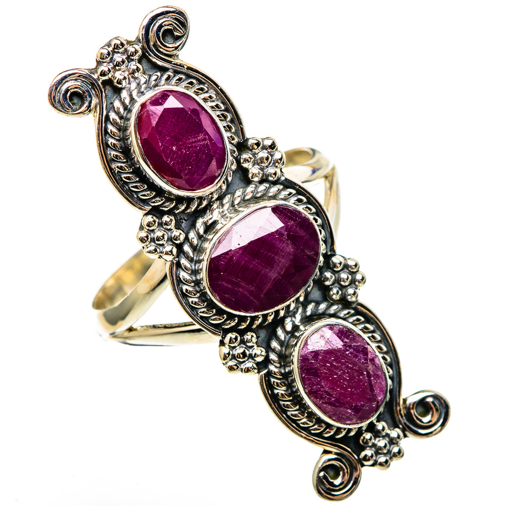 Ruby Rings handcrafted by Ana Silver Co - RING100444