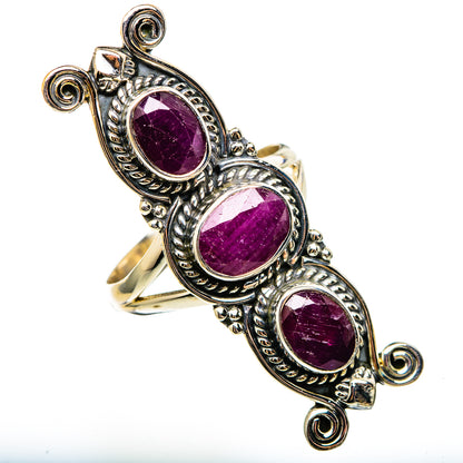 Ruby Rings handcrafted by Ana Silver Co - RING100450