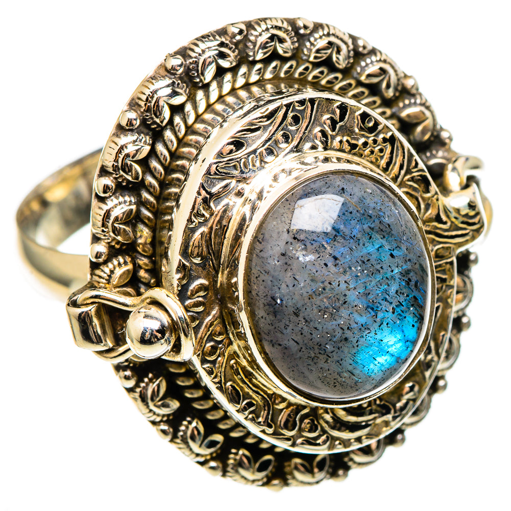 Labradorite Rings handcrafted by Ana Silver Co - RING100453